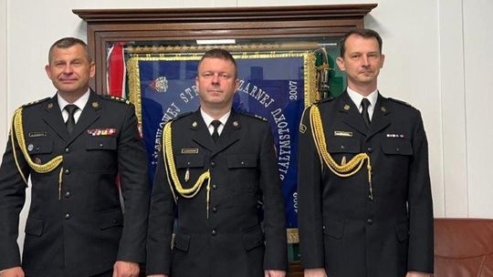 Nowy Szef w Komendzie Miejskiej Państwowej Straży Pożarnej w Łomży