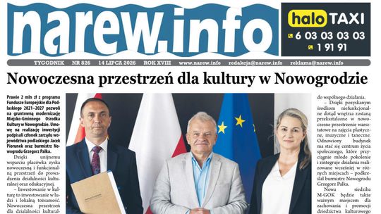 Nowy „Tygodnik Narew” 826 z 14 lipca 2025 już dostępny