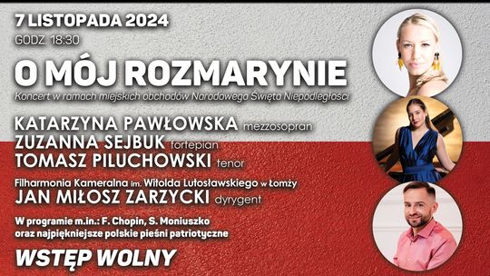 O mój rozmarynie w Filharmonii Kameralnej w Łomży