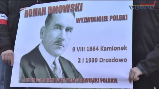 Obchody rocznicy śmierci Romana Dmowskiego w Łomży. VIDEO