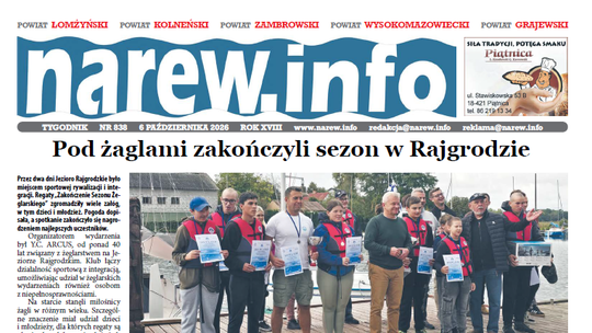Od jubileuszy i inwestycji po wielkie sportowe emocje. Nowy „Tygodnik Narew”