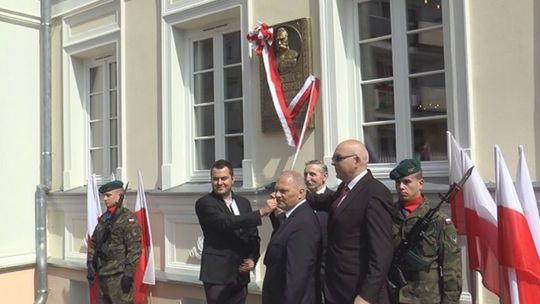 Odsłonięcie Tablicy upamiętniającej marszałka Piłsudskiego