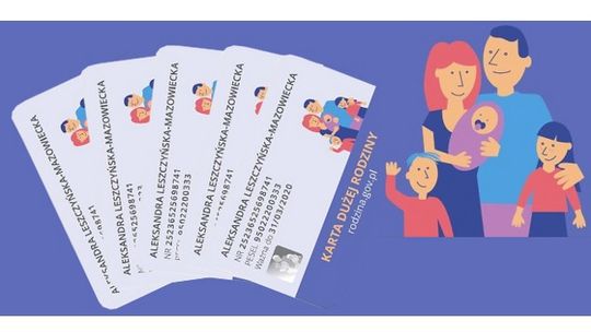 Ogólnopolska Karta Dużej Rodziny już w Łomży