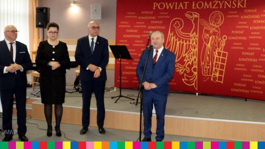 Opłatek w Starostwie Powiatowym w Łomży