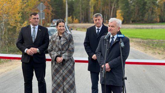 Otwarto nową drogę w Cieciorach gm. Turośl - [VIDEO]