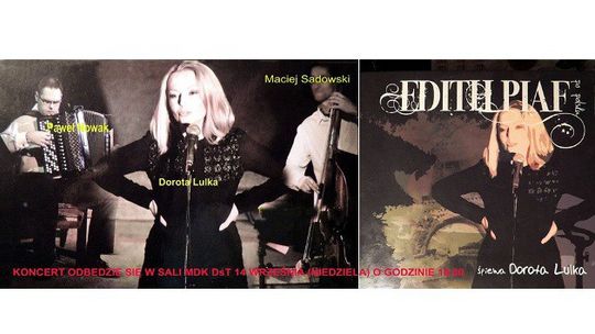 "PIAF PO POLSKU" - zaproszenie na koncert