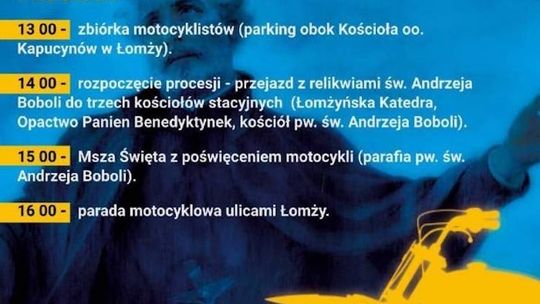 Pielgrzymka Motocyklowa ze Św. Andrzejem Bobolą 