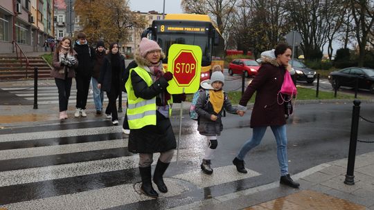 Opiekunowie przejścia w Łomży