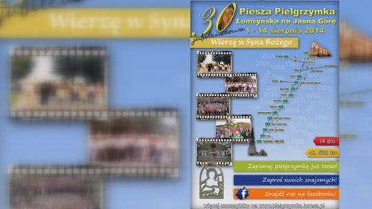 Piesza Pielgrzymka Łomżyńska na Jasną Górę - zaproszenie.