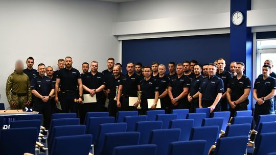 Podlascy policjanci najlepsi w kwalifikowanej pierwszej pomocy – sukces w wojewódzkich eliminacjach