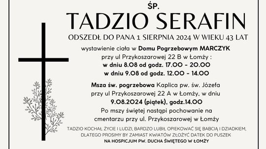 Pogrzeb Tadzia Serafina