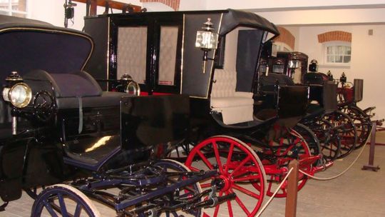 Pojazdy zaprzęgowe w Muzeum Rolnictwa w Ciechanowcu - FOTO