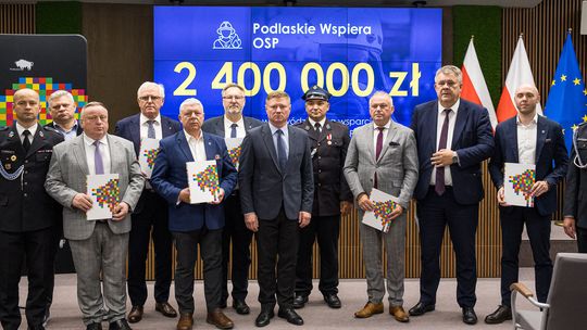 Ponad 200 tys. zł dla OSP z powiatu wysokomazowieckiego