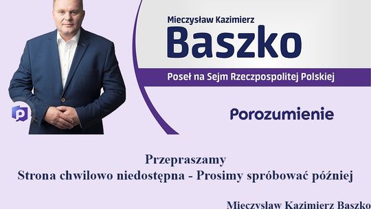 Poseł Mieczysław Baszko z PSL przeszedł do Porozumienia