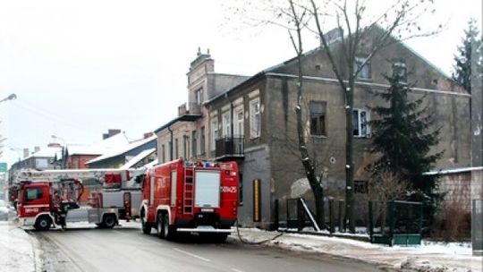 Pożar w Zambrowie - utrudnienia na fragmencie ul. Łomżyńskiej