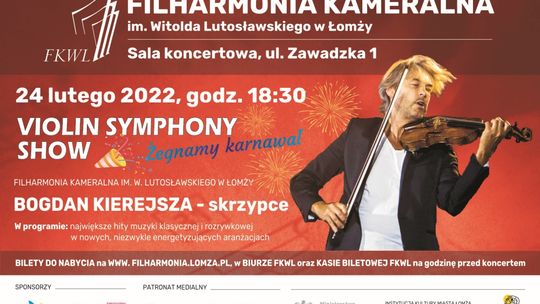 Pożegnanie karnawału z Filharmonią Kameralną w Łomży