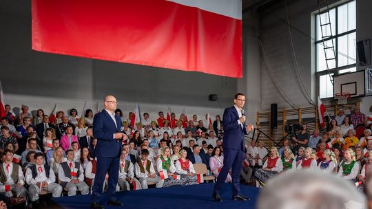 Premier Morawiecki w Rutkach - [VIDEO]