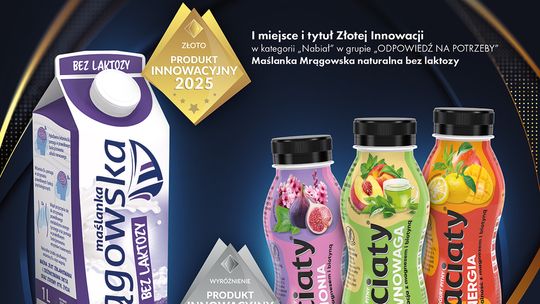 Produkty SM Mlekpol wśród Złotych Innowacji FMCG & Retail 2025