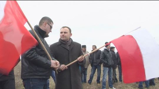 Protest rolników w Chojnach Młodych. VIDEO