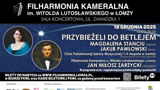 Przybieżeli do Betlejem w Filharmonii Kameralnej w Łomży