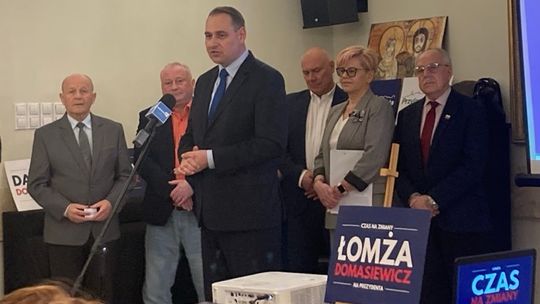 Przyjazna Łomża Dariusza Domasiewicza zaprezentowała kandydatów z okręgu trzeciego