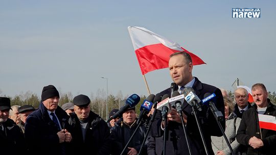 „Przyjechałem, aby rozmawiać o bezpieczeństwie „– Karol Nawrocki w Kolnie [VIDEO]