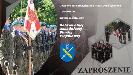 Przysięga wojskowa Dobrowolnej Zasadniczej Służby Wojskowej w Łomży - [VIDEO]