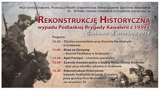 Rekonstrukcja historyczna w Grabowie - Zaproszenie. VIDEO