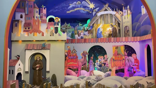 Ruchoma Szopka w Łomży 2025 – magia świąt w klasztorze Kapucynów | Część 2 [VIDEO]