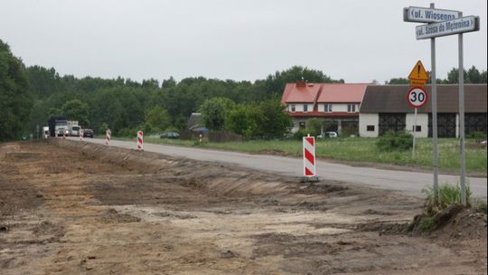 Ruszyły prace na Szosie do Mężenina 