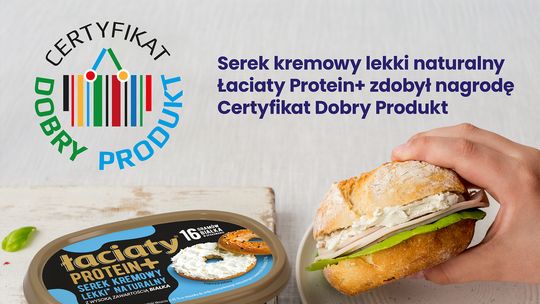 Serek Łaciaty Protein+ z certyfikatem „Dobry Produkt"