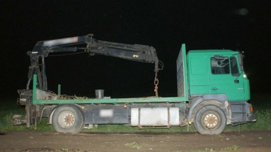 Skradziony dla okupu MAN - odzyskany  