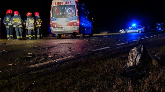 Śmiertelny wypadek na trasie Łomża - Ostrołęka [FOTO]