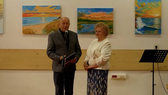 Spełnione marzenie po latach. Maria Chojnowska prezentuje swoje obrazy w Galerii N - [VIDEO]