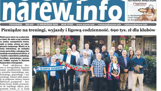 Sport zaczyna się przed pierwszym gwizdkiem. Nowy „Tygodnik Narew”