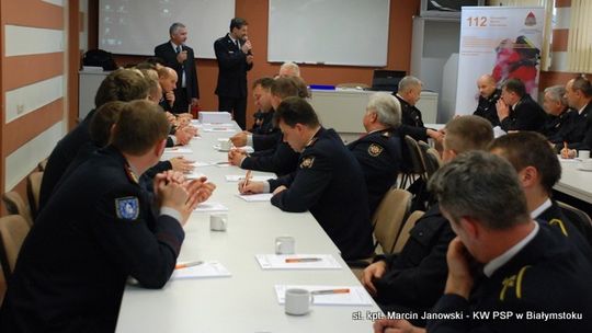 Szkolenie polskich i litewskich dyspozytorów straży pożarnej