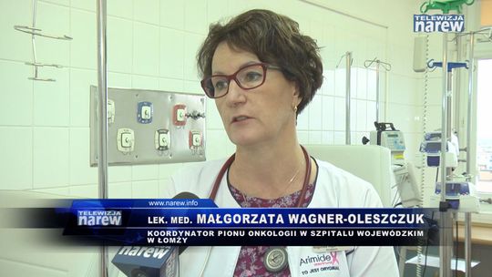 Szpital Wojewódzki w Łomży - rośnie liczba porad i hospitalizacji w oddziale onkologii [VIDEO]