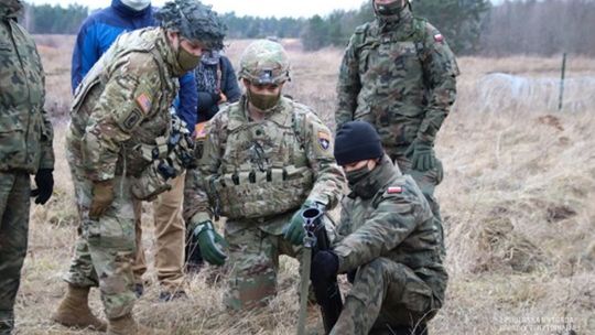 Terytorialsi na szkoleniu z amerykańskimi żołnierzami