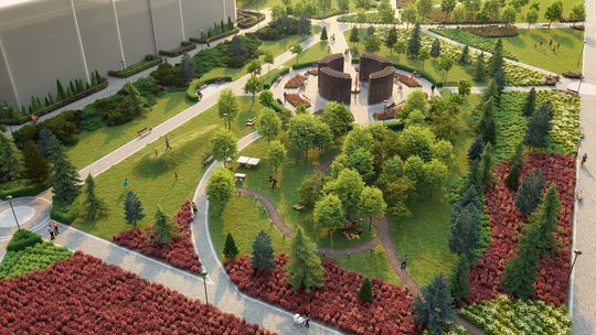 Tężnia solankowa uatrakcyjni Park Jana Pawła II