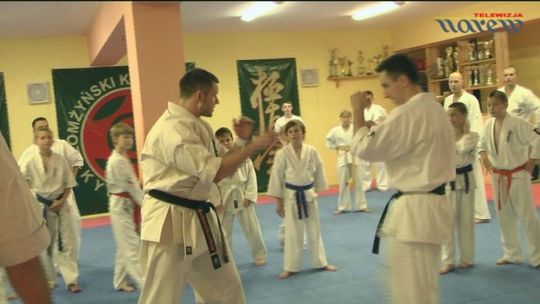 Trening szkoleniowy w Łomżyńskim Klubie Karate. VIDEO