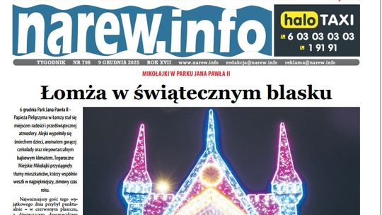 Tygodnik Narew 798. Wydanie 9 grudnia 2025 Tygodnik Narew 798. Wydanie 9 grudnia 2025