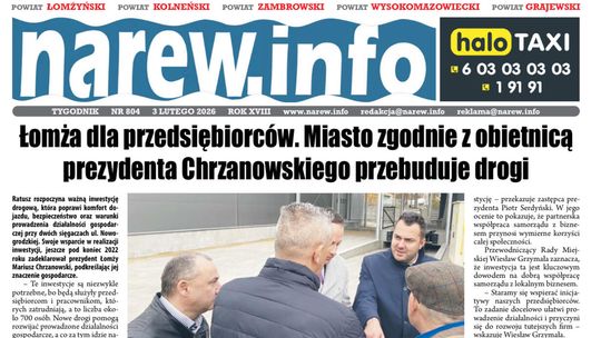 Tygodnik Narew 804. Wydanie 3 lutego 2026