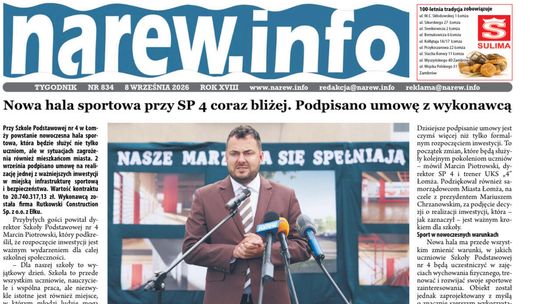 „Tygodnik Narew” nr 834. Jubileusz katedry, inwestycje i najważniejsze wydarzenia ziemi łomżyńskiej