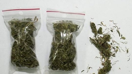 Ukrył narkotyki w rękawie kurtki