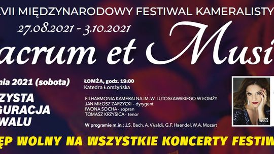 Uroczysta inauguracja festiwalu Sacrum et Musica - transmisja na żywo e Telewizji Narew