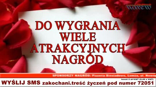 Walentynki z Grupą Medialną Narew - ATRAKCYJNE NAGRODY