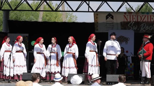 Wielkie kurpiowskie świętowanie w Nowogrodzie, czyli niedziela św. Rocha [VIDEO]