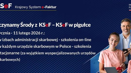 Wracają „Środy z KSeF”. Podlaska KAS zaprasza na bezpłatne szkolenia