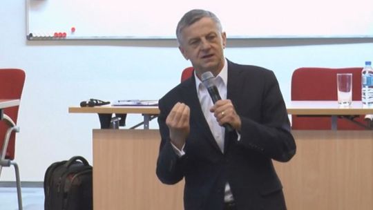 Wykład prof. Zybertowicza w PWSIiP w Łomży - VIDEO 