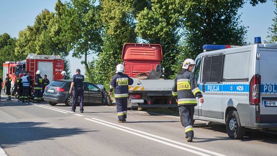 Wypadek koło Konarzyc  [FOTO]